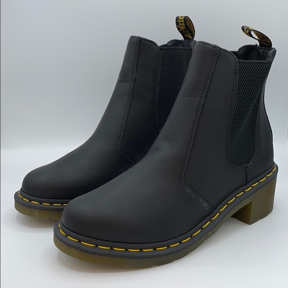Dr. Martens Shoes - Dr. Martens Black Greasy Cadence
